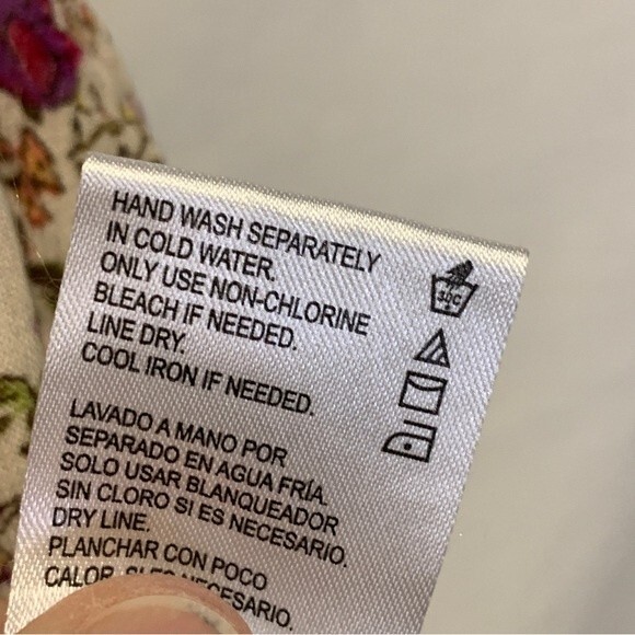 Patrons of Peace Floral Tank Top - Pink and Cream - Picture 4 of 7